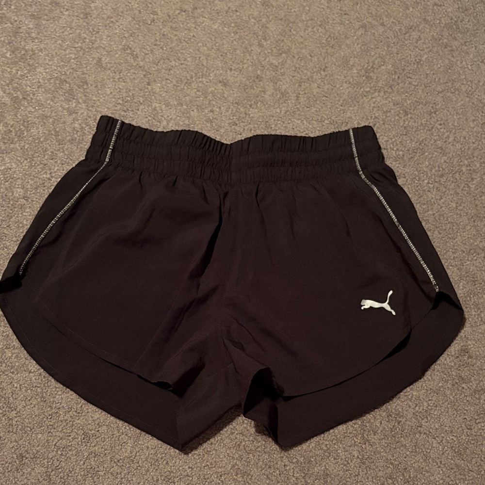 Puma Women's Black Athletic Shorts
